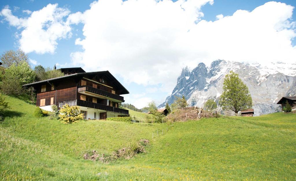 Mom - Alpine Boutique Apartments, Grindelwald Gletscher, Eiger View Terrace Studio Eksteriør billede